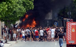Clashes erupt at Larissa Roma camp