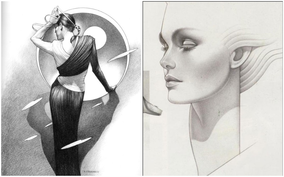 The Greek American who captured the zeitgeist in fashion illustration