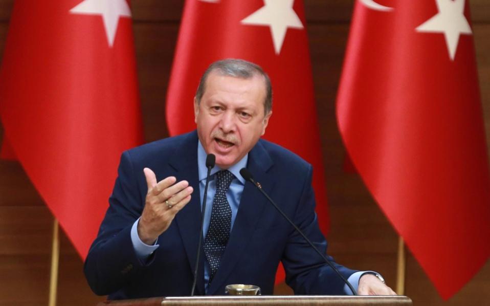 Erdogan accuses Greece of interfering