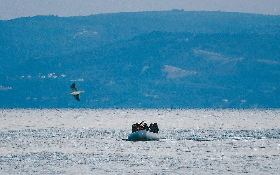 Thirty-six migrants rescued from boat off Lesvos