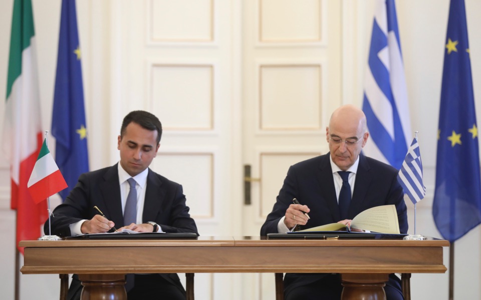 Athens-Rome maritime deal a message to Ankara