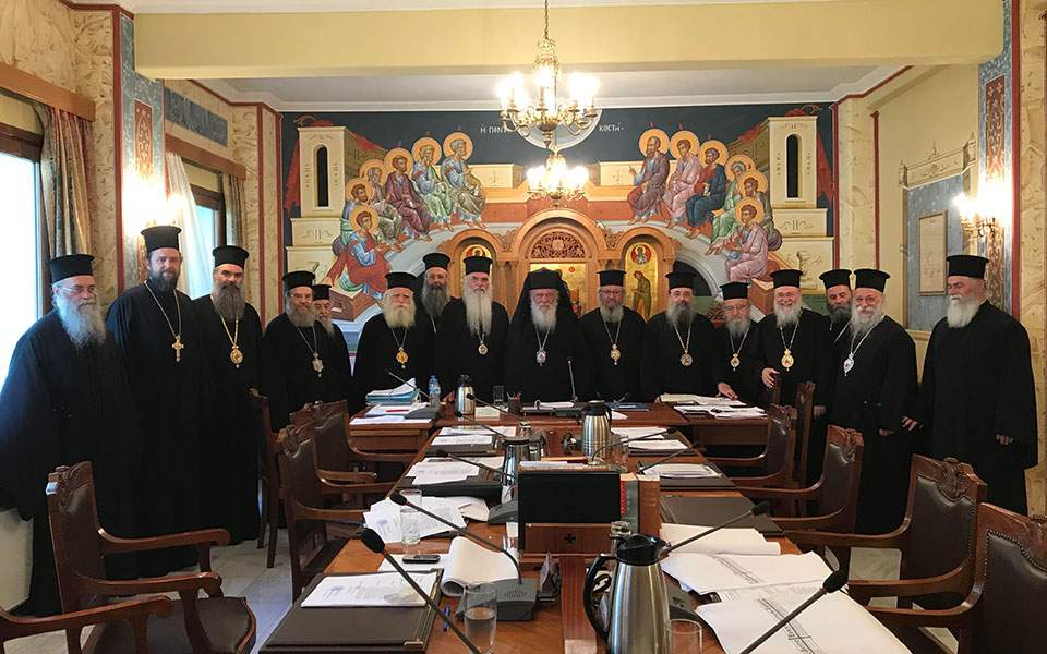 Holy Synod defends Holy Communion, decries yoga