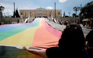 LGBTQI activists hold anti-racism rally in Athens