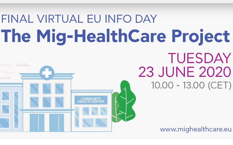 Virtual EU info day by Prolepsis Institute for the Mig-HealthCare project