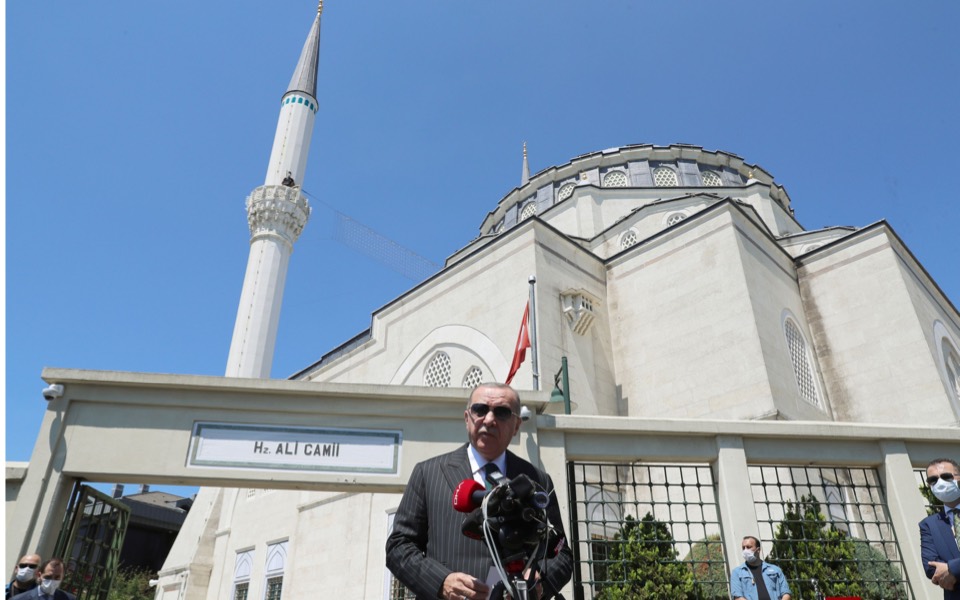 Erdogan dismisses international concerns for Hagia Sophia