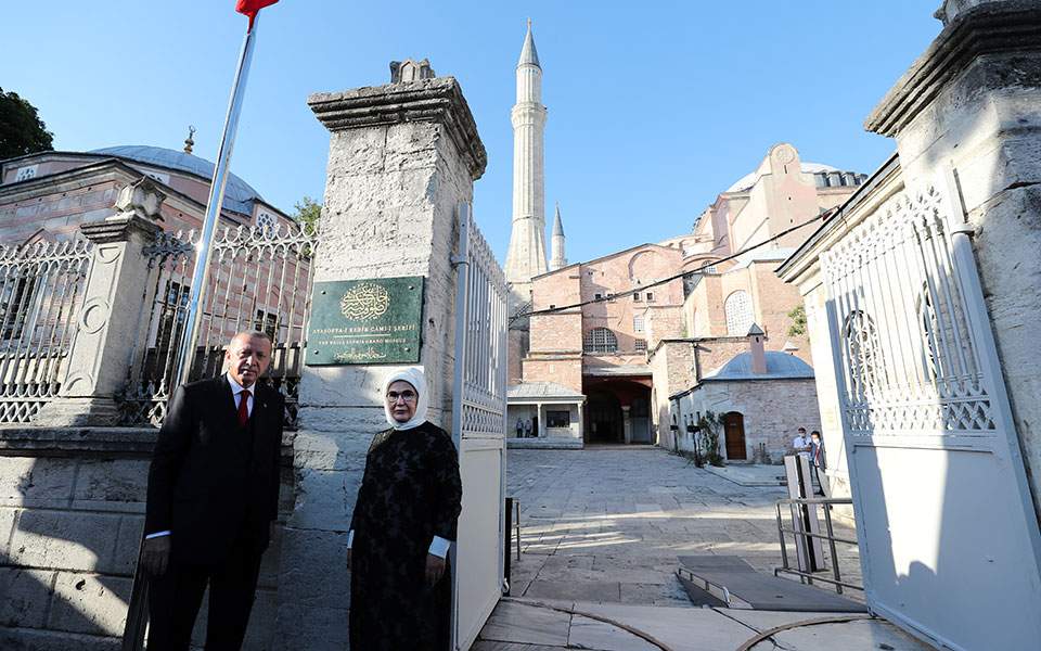 War of words over Hagia Sophia