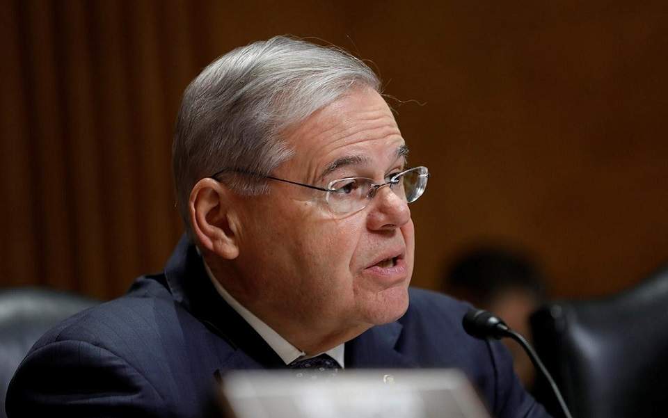 Menendez urges Biden administration to provide additional assistance to Greece