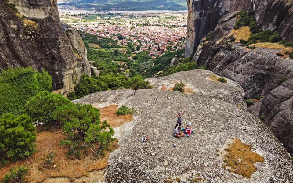 Rock climbing in Meteora: Touching the divine