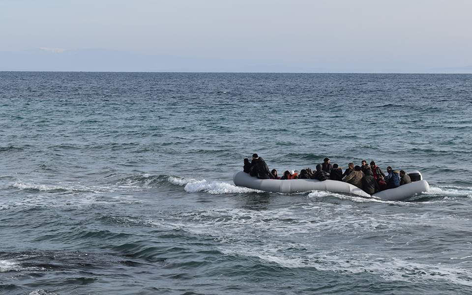 Fifty-eight migrants reached Lesvos on Saturday