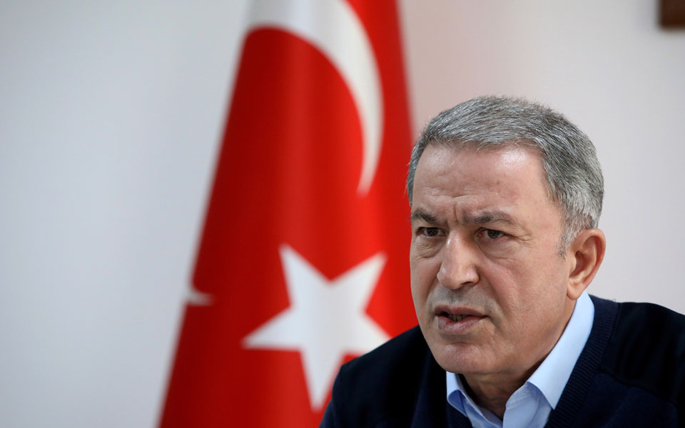 Akar says Greece seeking to cancel Turkey-Libya maritime deal