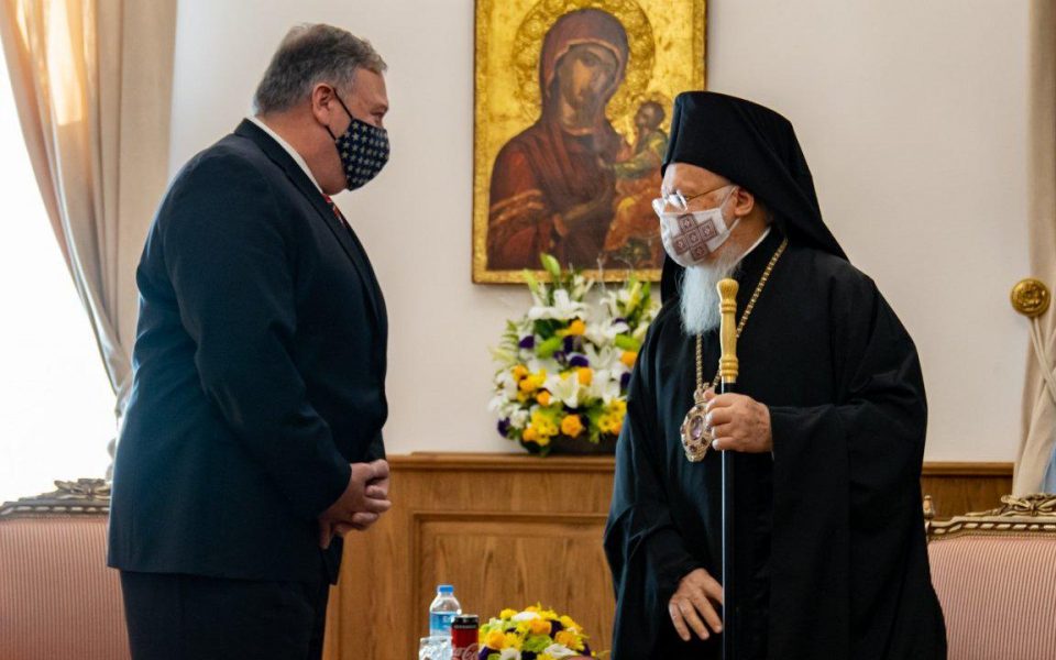 Patriarchate ‘key partner’ in US fight for religious freedom, says Pompeo