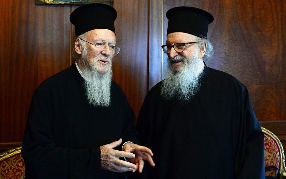 Archbishop Demetrios to meet Ecumenical Patriarch in Istanbul