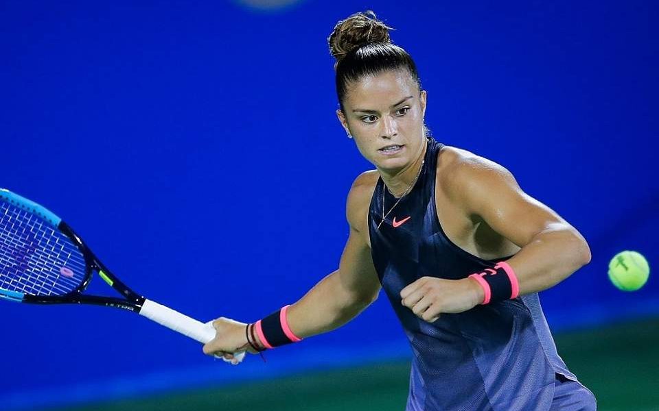 Sakkari was ready to swap racket for track spikes
