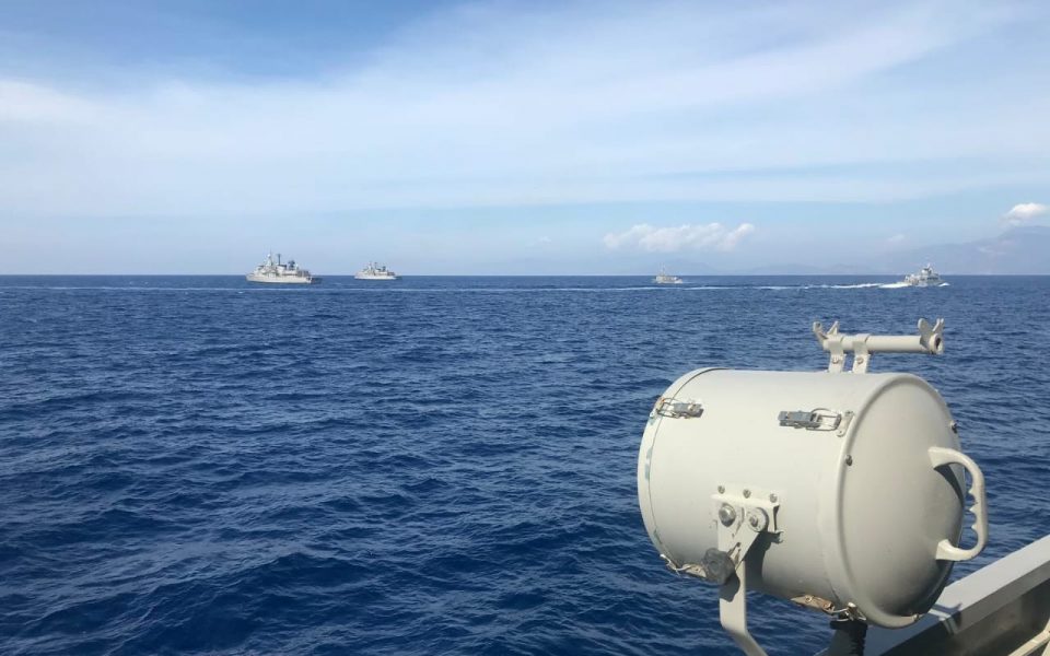 Photos show strong Greek naval presence near Kastellorizo