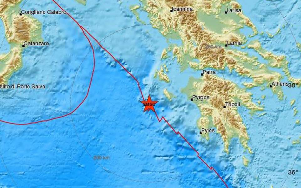 Moderate quake jolts Lefkada in Ionian Sea