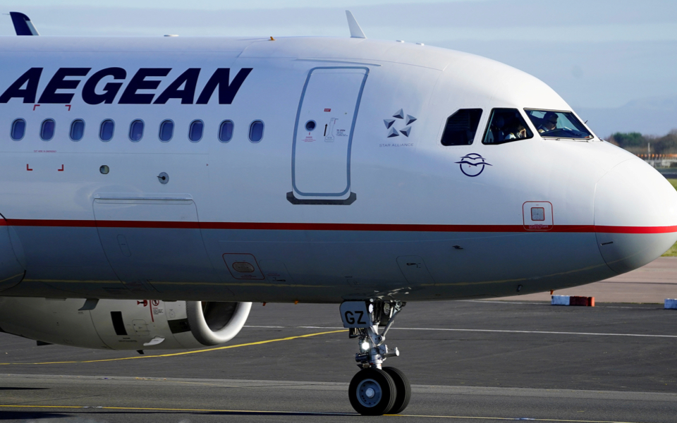 Aegean to stop all international flights from Thursday