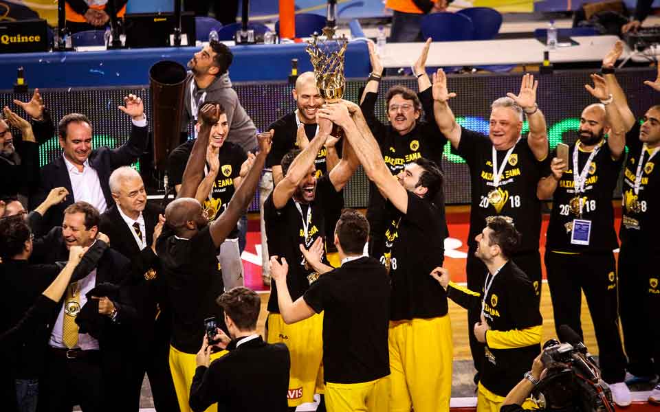 AEK breaks Greek duopoly to win the Cup