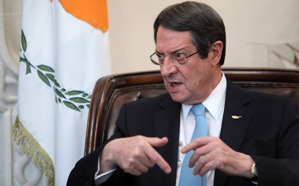Cyprus mulling EU Council Turkey veto, says president