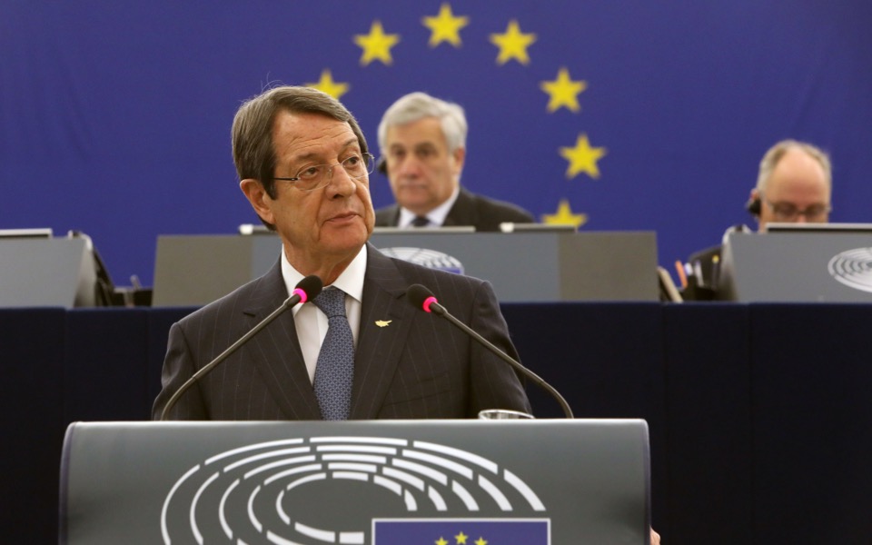 Cyprus president urges fairer sharing of refugees within EU