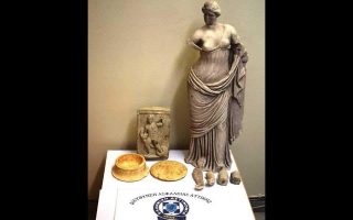 Santorini Aphrodite retrieved in smuggling bust