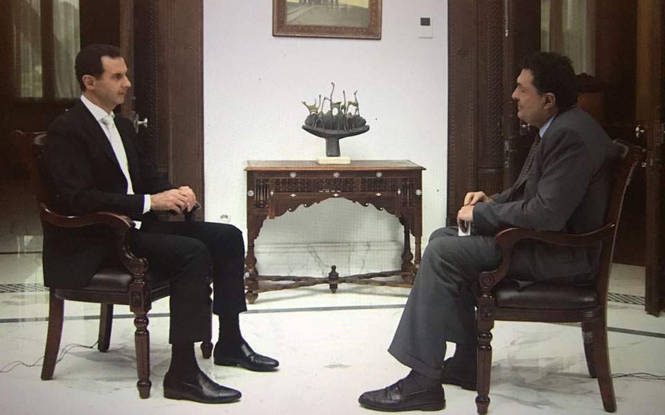 Exclusive interview with Syria’s Assad in Kathimerini on Thursday