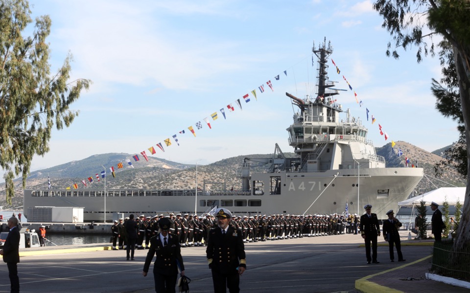 Hellenic Navy vessel launched in Salamina