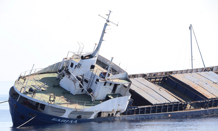 Cyprus sinks cargo ship to make artificial reef