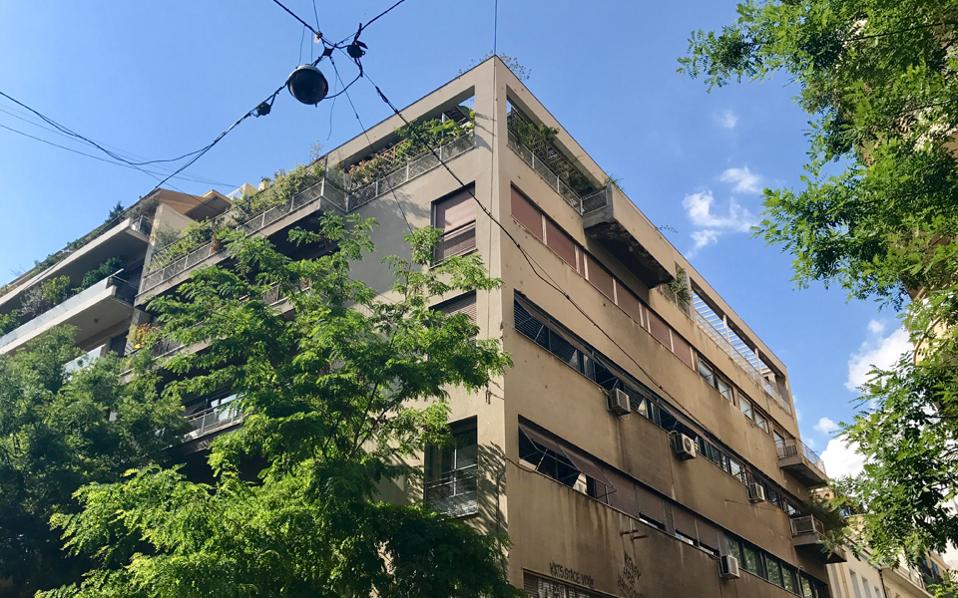 Memories of the ‘blue building’ in Exarchia