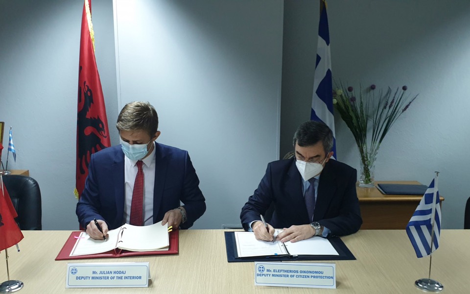 Greece, Albania establish cross-border crime prevention center