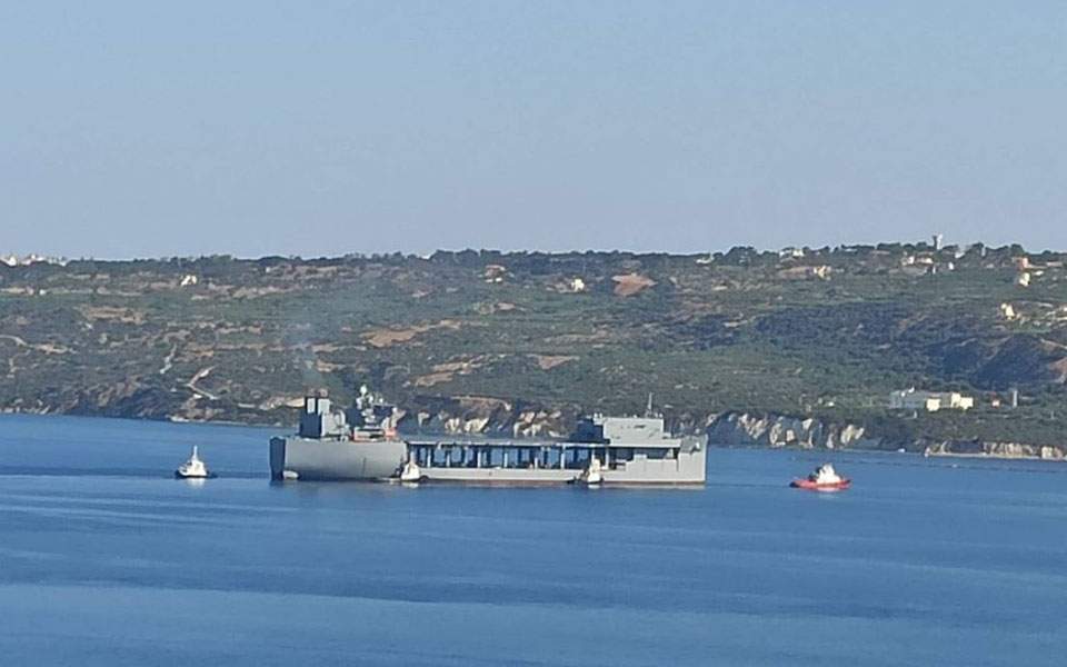 USS Hershel ‘Woody’ Williams arrives in Crete
