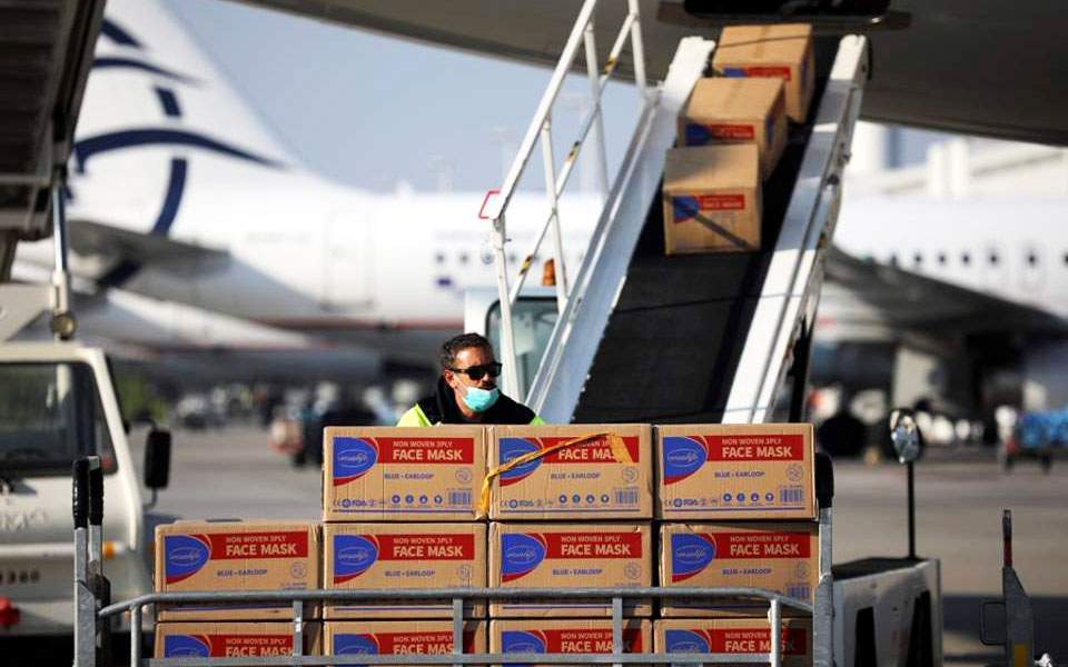 Chinese plane with medical supplies arrives in Athens
