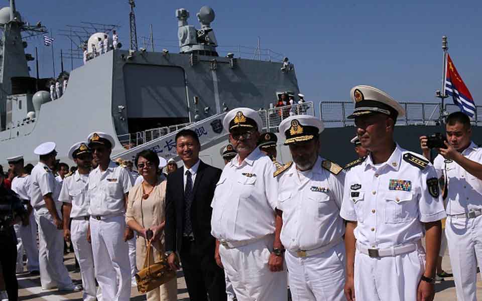 Chinese naval fleet arrives in Greece for friendly visit