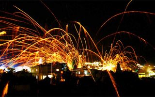 ‘Rocket war’ observed in Chios