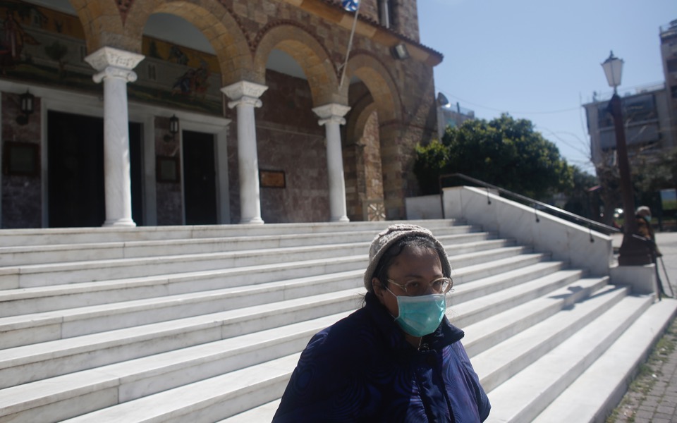 Greek Church finally toes state line on coronavirus