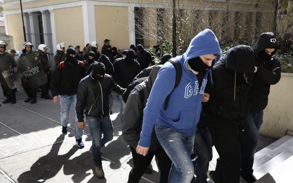 Seven key suspects of far-right Combat 18 Hellas group testify, four remanded in custody