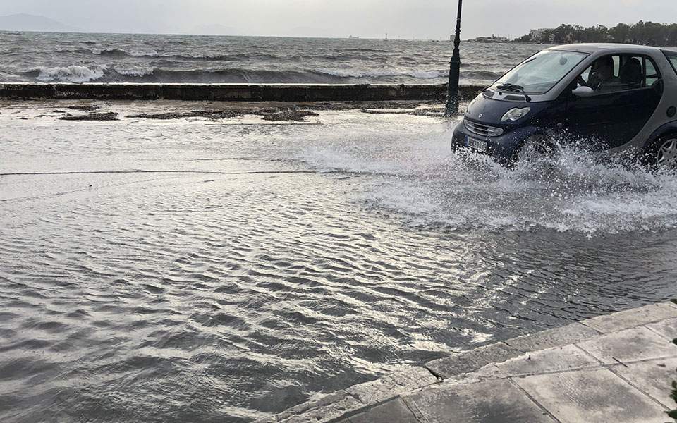 Ionian battered by storms again