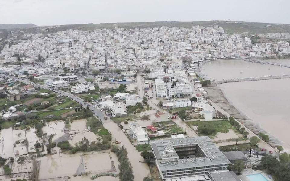 Crete to receive more than 90 mln euros in aid after floods