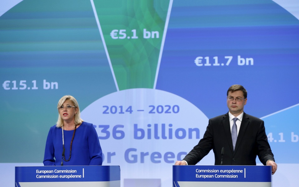 EU publishes Greece assessment, sees debt reprofiling