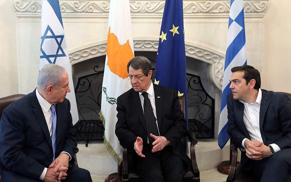 Leaders of Greece, Cyprus, Israel hail geo-strategic cooperation