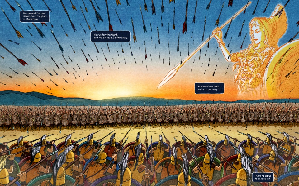 The birth of democracy in graphic novel form