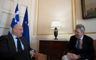 Greek FM meets with US Ambassador in Athens