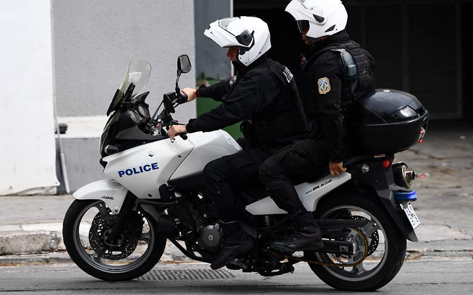 Police motor unit attacked outside Athens university