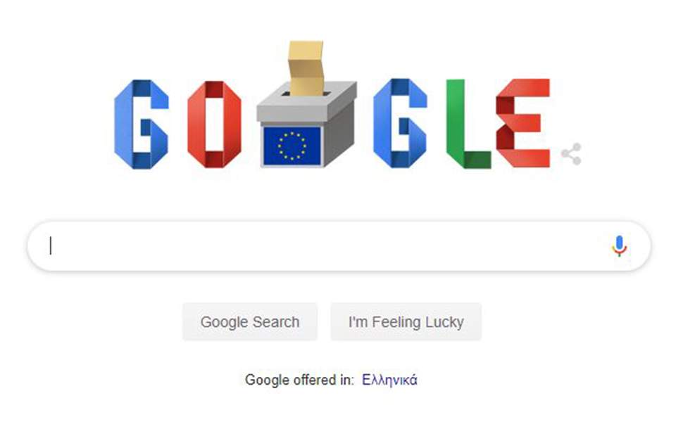 Google Doodle marks European Parliament elections