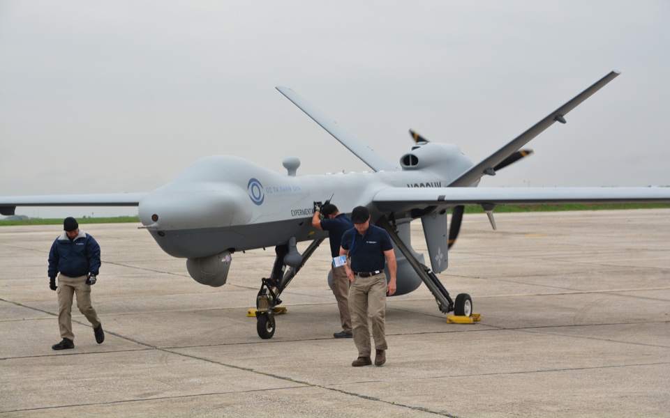 Test of new drone’s capabilities at air base