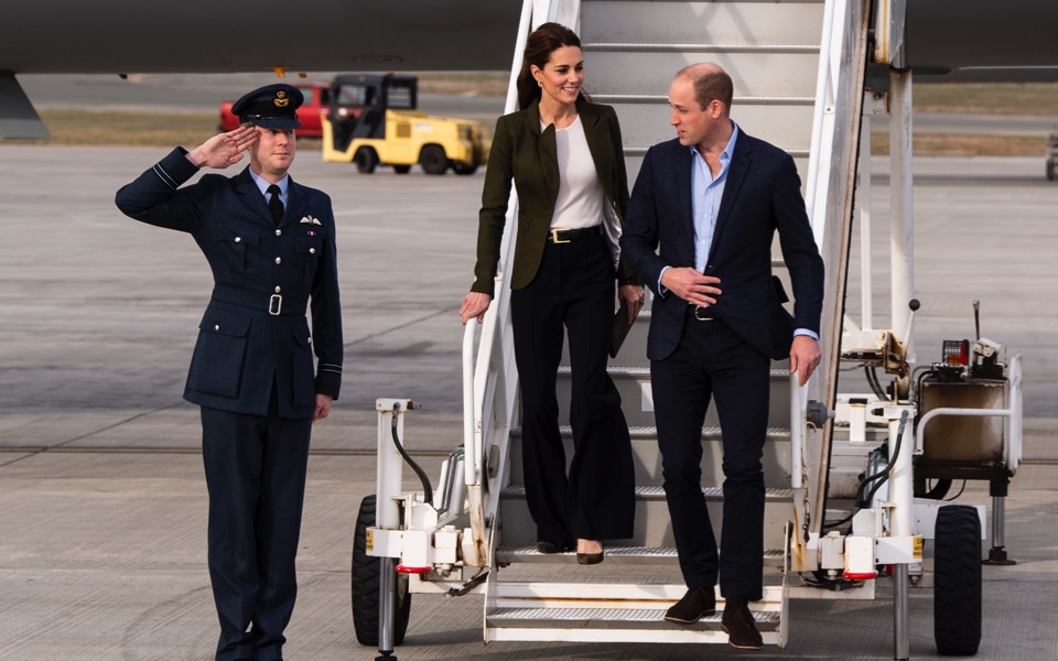 Prince William, wife Kate bring gifts to UK forces in Cyprus