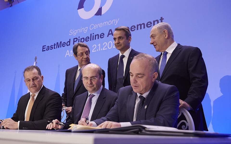 Athens’ moves towards EastMed pipeline