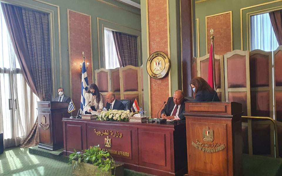 Egypt and Greece sign agreement on exclusive economic zone, Egyptian FM says
