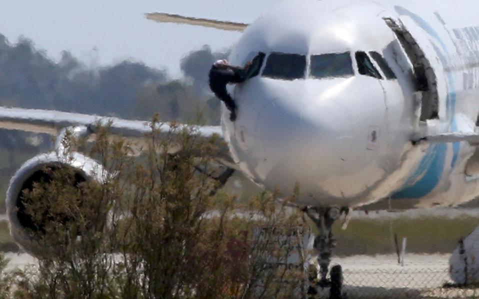 Egypt Air hijacker surrenders at Cyprus airport