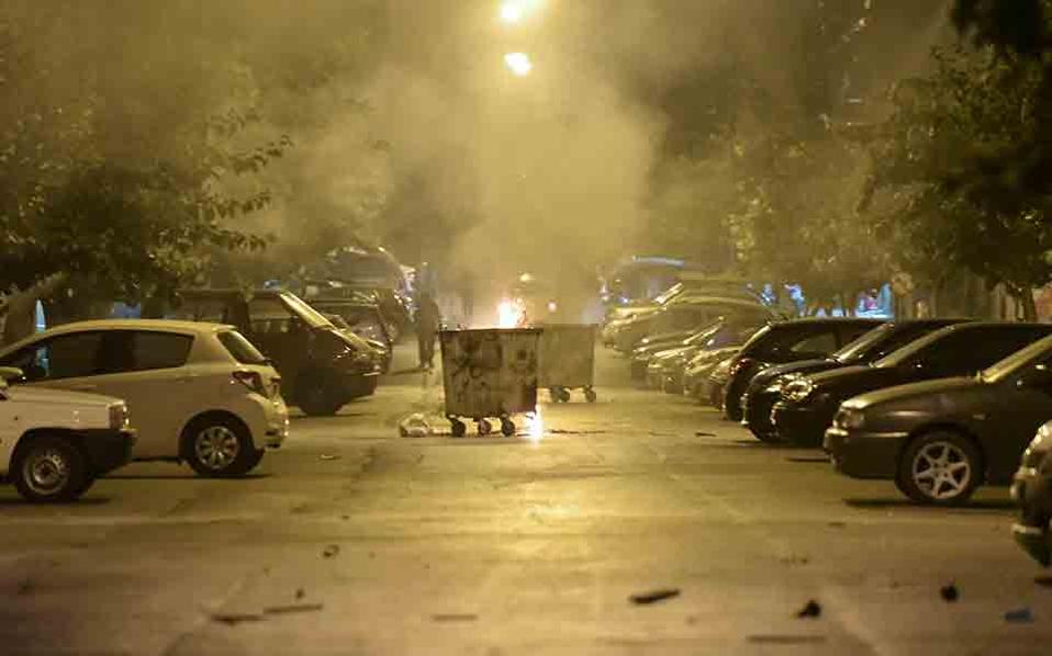 Two police officers injured in clashes with anarchists