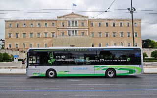 Athens tests electric buses made in China